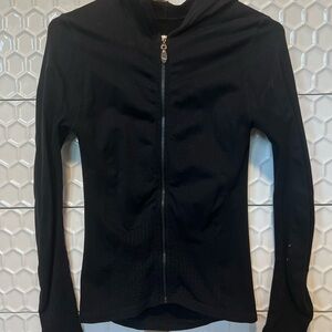 Black Zip-Front Women's Jacket